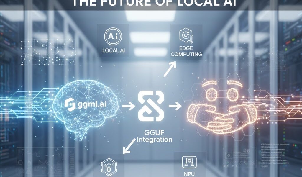 Ggml.ai and Hugging Face Native GGUF Integration Infographic